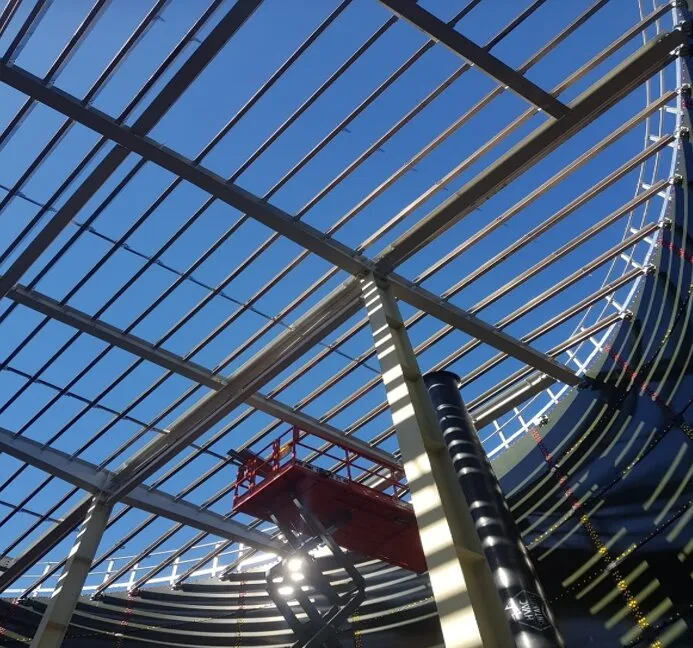 Tank construction progress