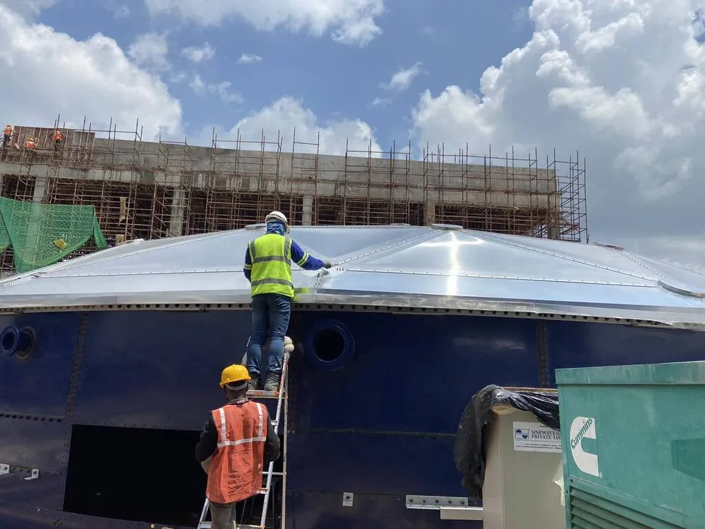 Dome installation